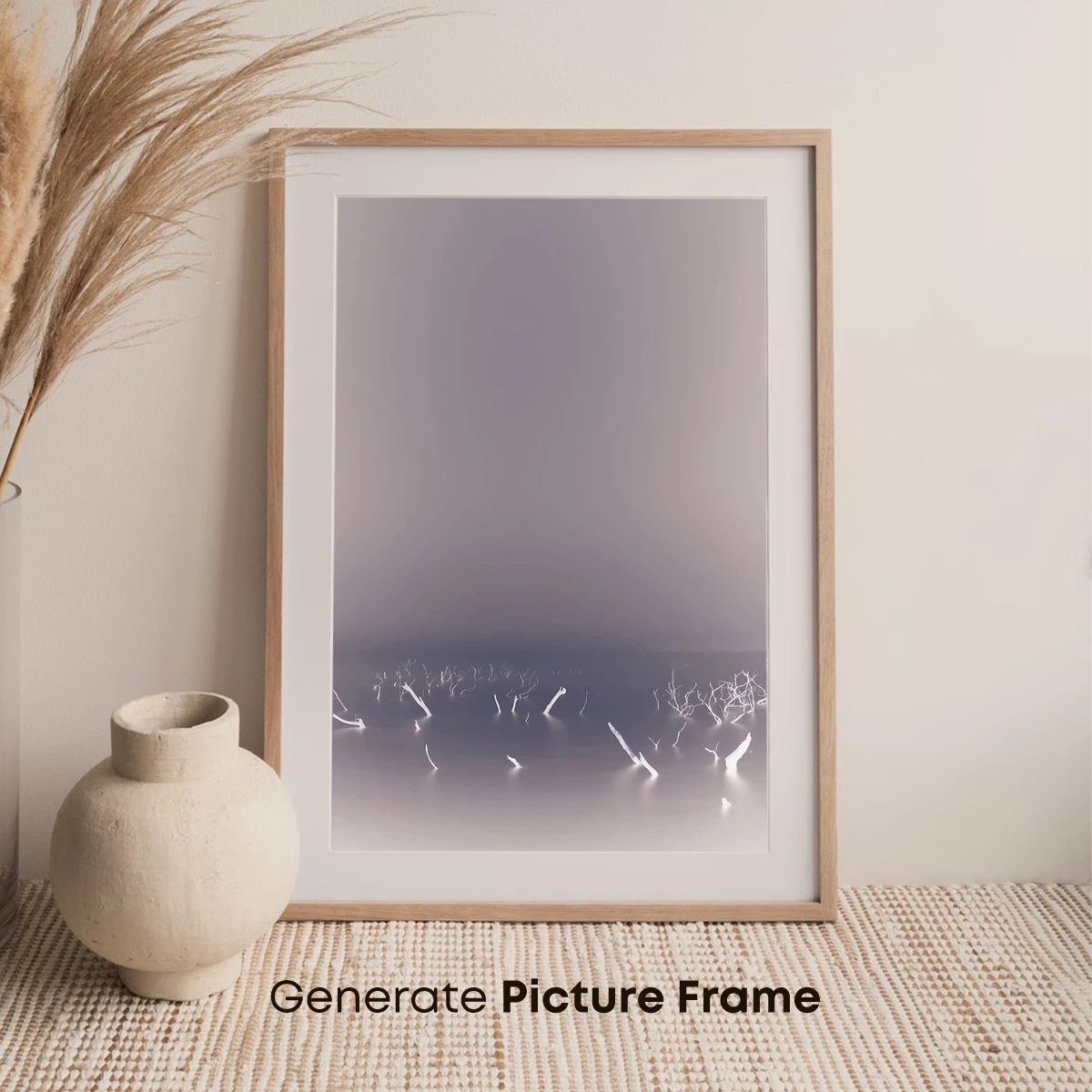 Foggy Forest Whispers: Ethereal Branches in Mist - Image 7