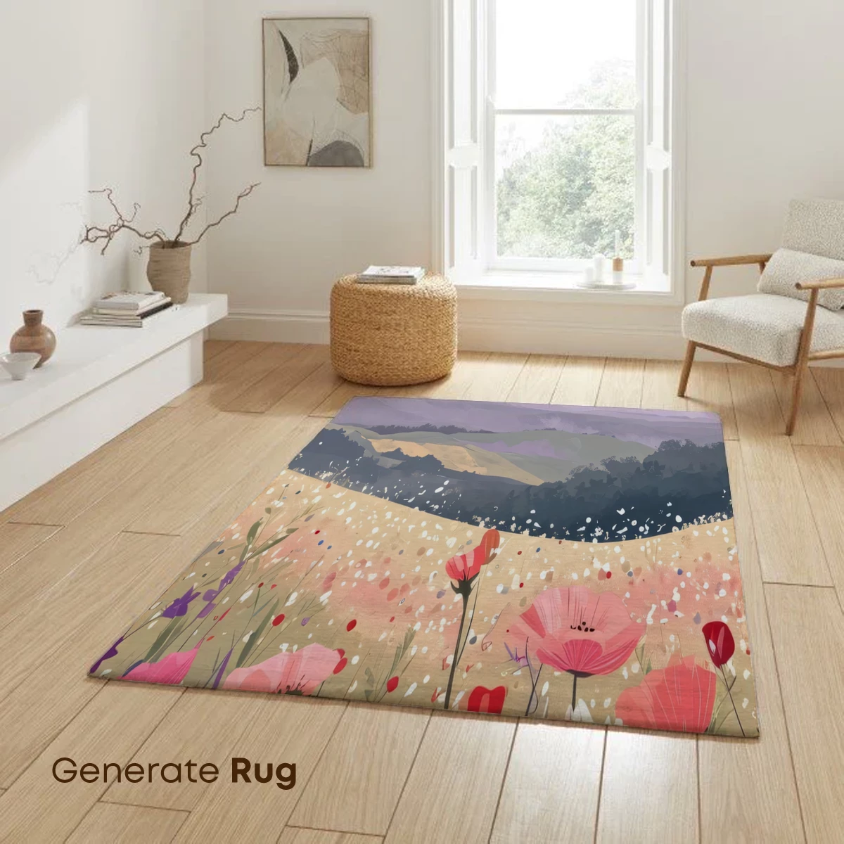 Blooming Poppy Fields at Dawn - Image 6