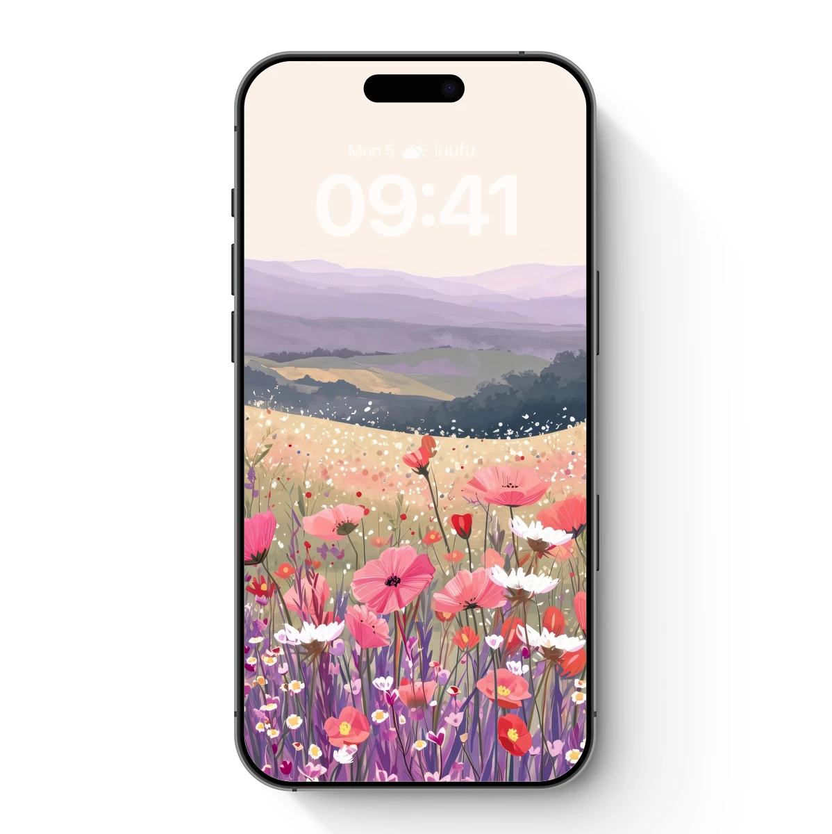 Blooming Poppy Fields at Dawn