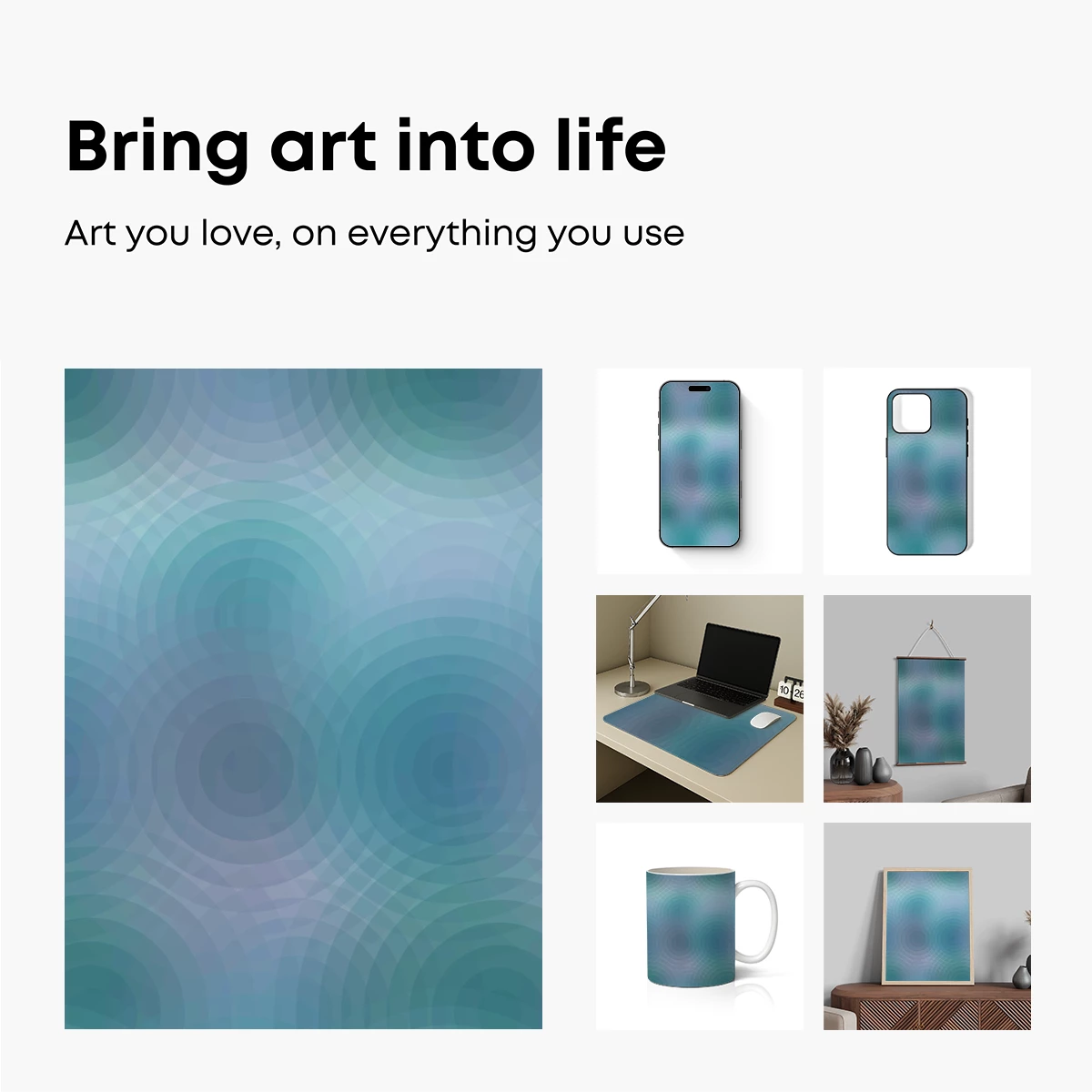 Ethereal Circles: A Gradient Odyssey - Image 2