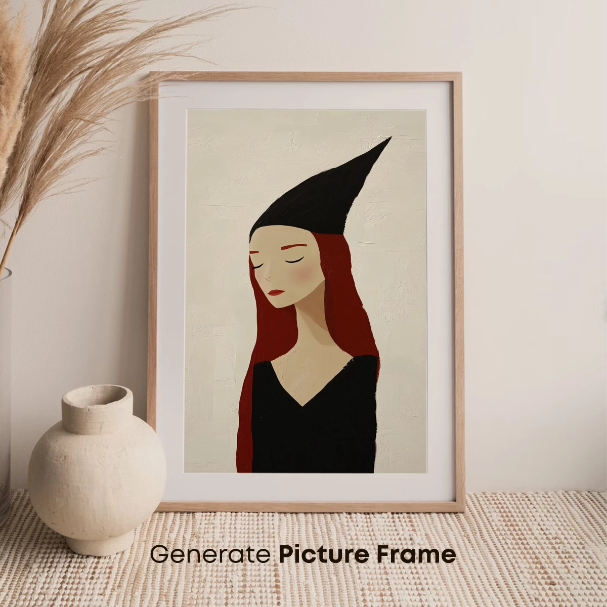 Ethereal Redhead in Midnight Veil - Image 7