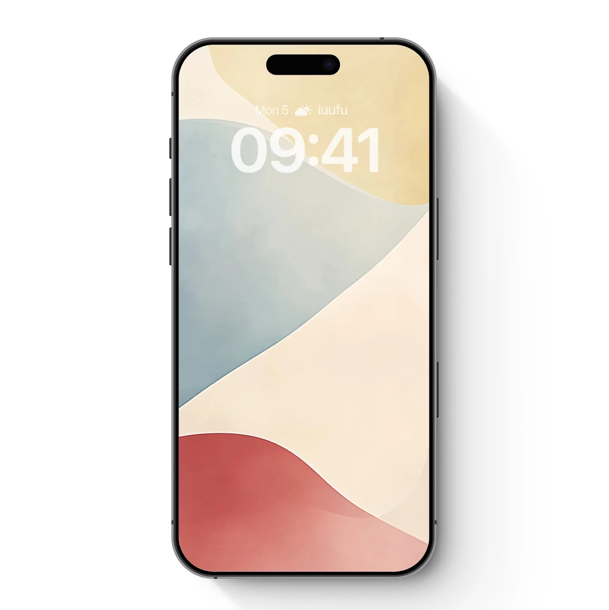 Abstract Waves in Pastel Harmony