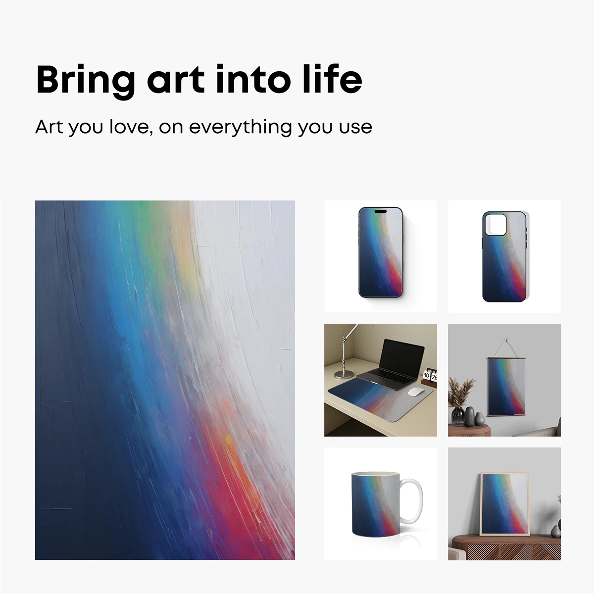 Spectral Fusion: Abstract Rainbow Gradient - Image 2