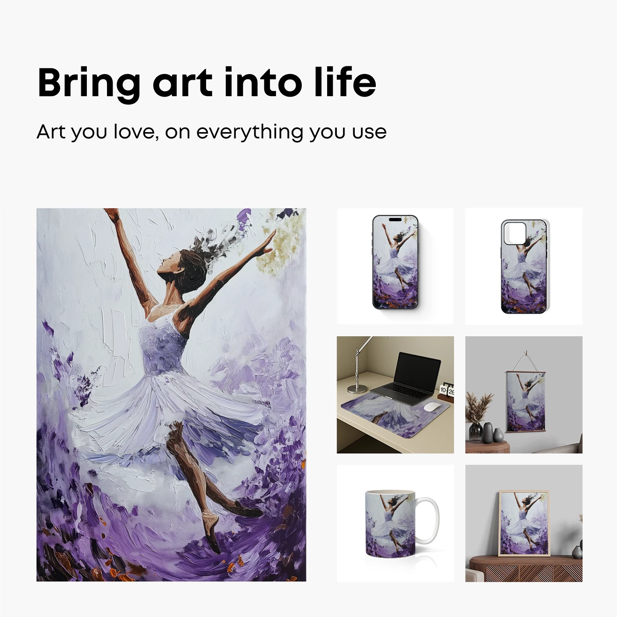 Ethereal Ballet in Lavender Fields - Image 2