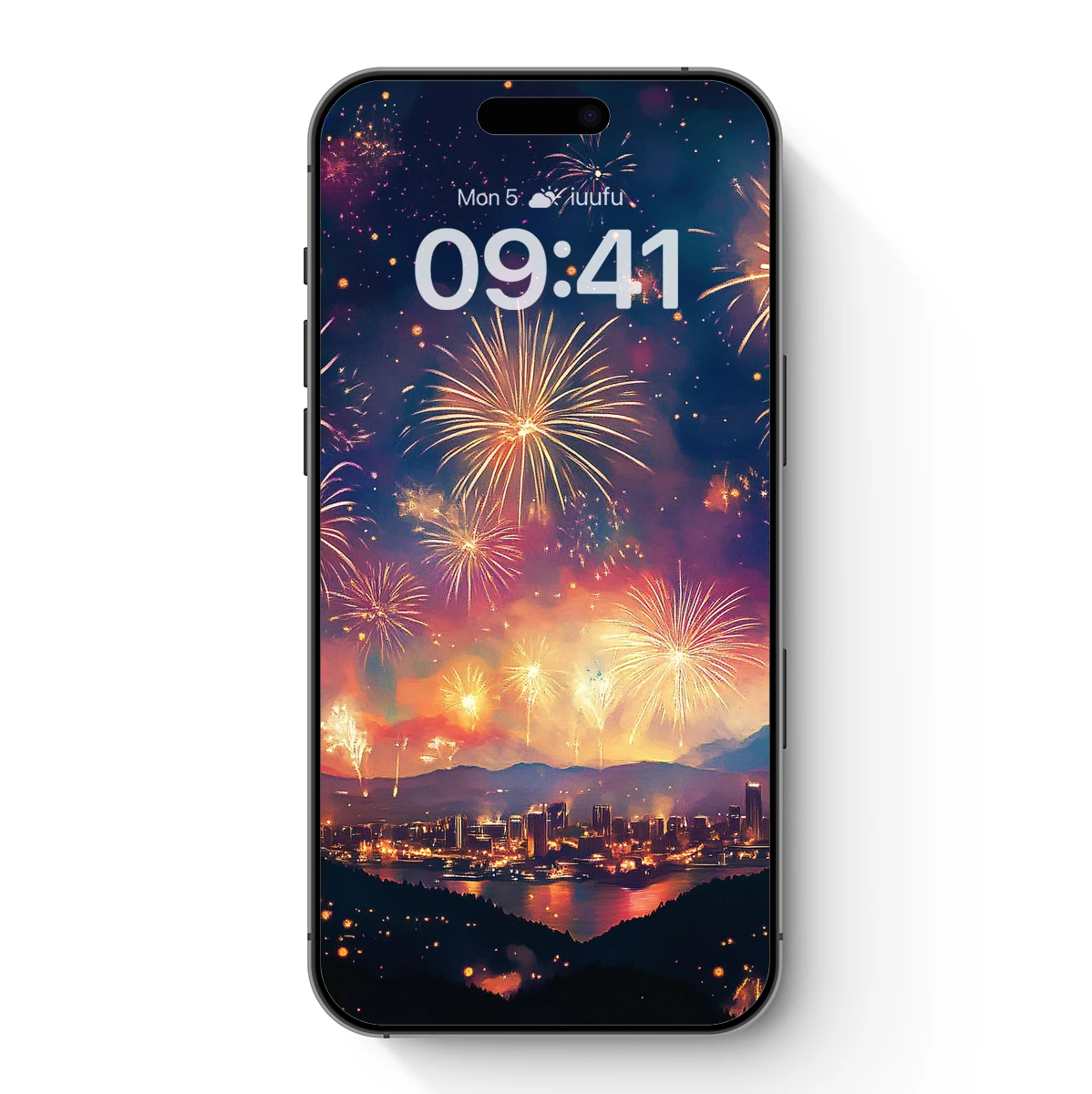 Festive Sky Symphony: Urban Fireworks Extravaganza