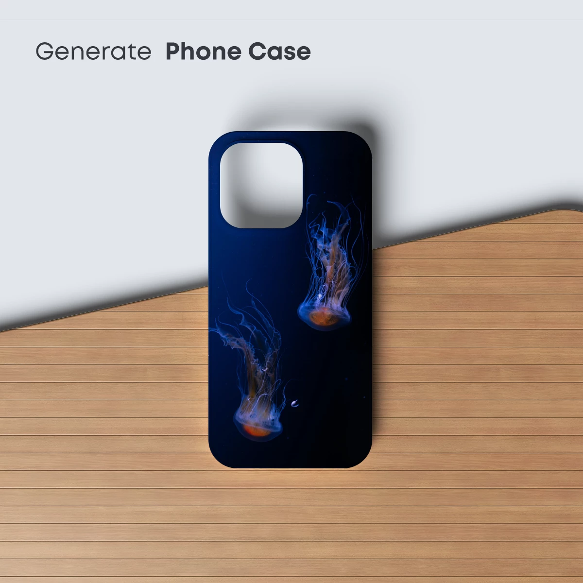 Ethereal Jellyfish Dance in Midnight Blue - Image 3