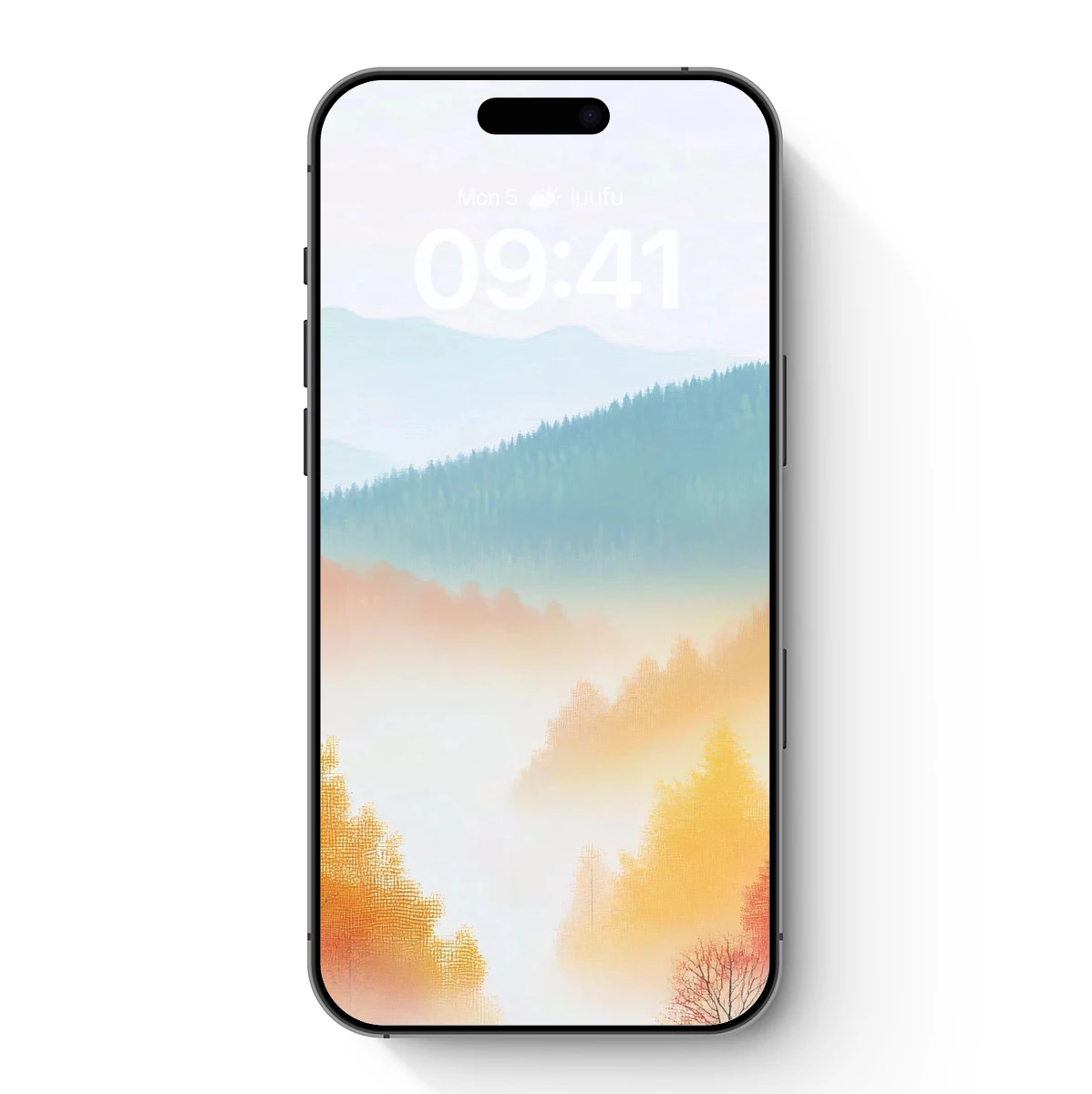 Autumn Mist: A Forest Symphony in Warm Hues