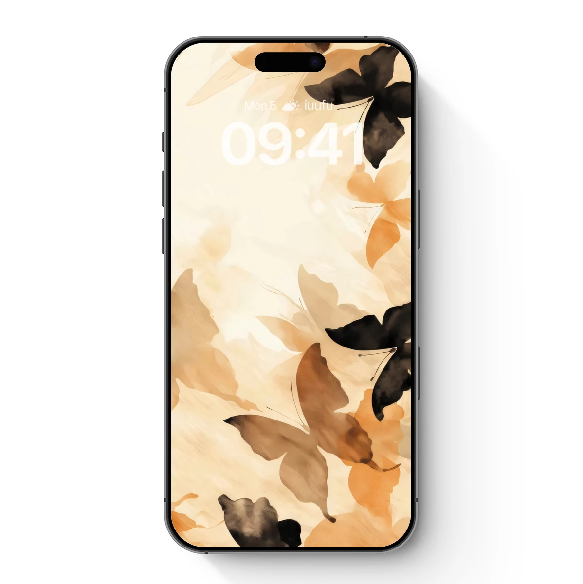 Autumnal Flutter: Monochromatic Butterflies in Flight