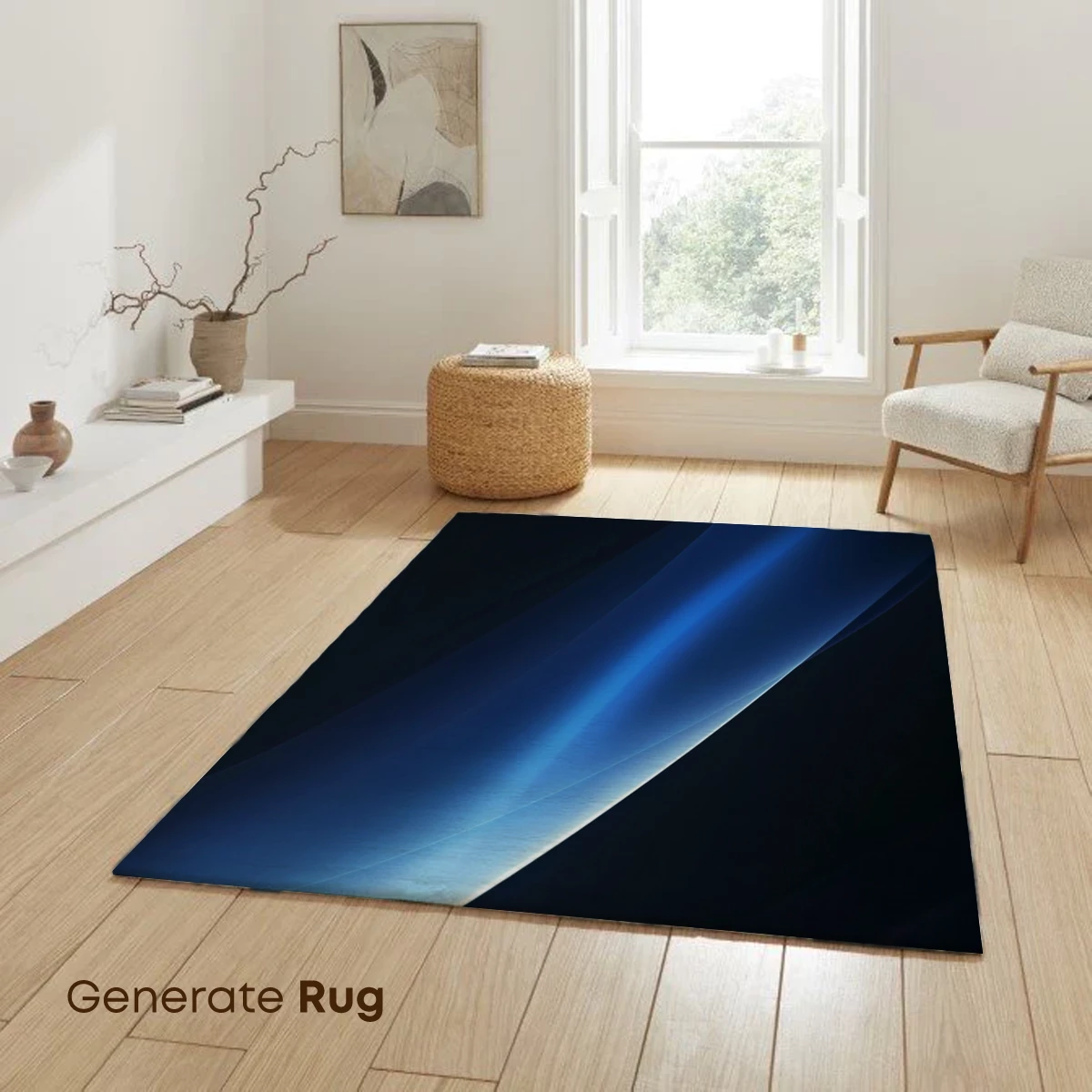 Ethereal Blue Waves: A Digital Symphony of Light and Shadow - Image 6