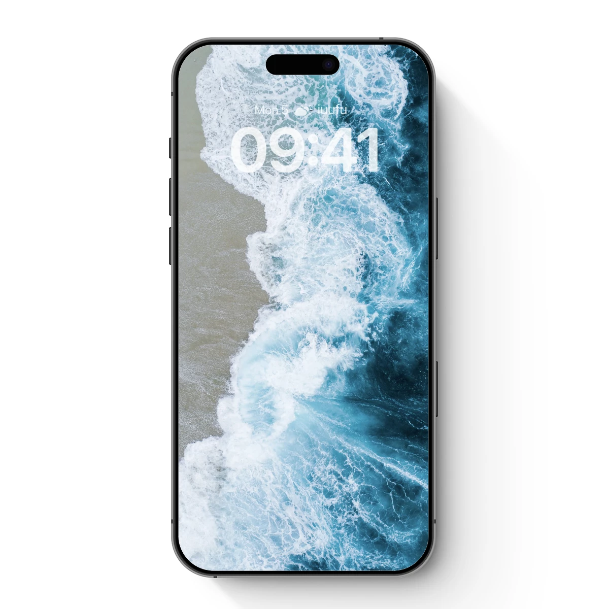 Aerial Symphony of Ocean Waves