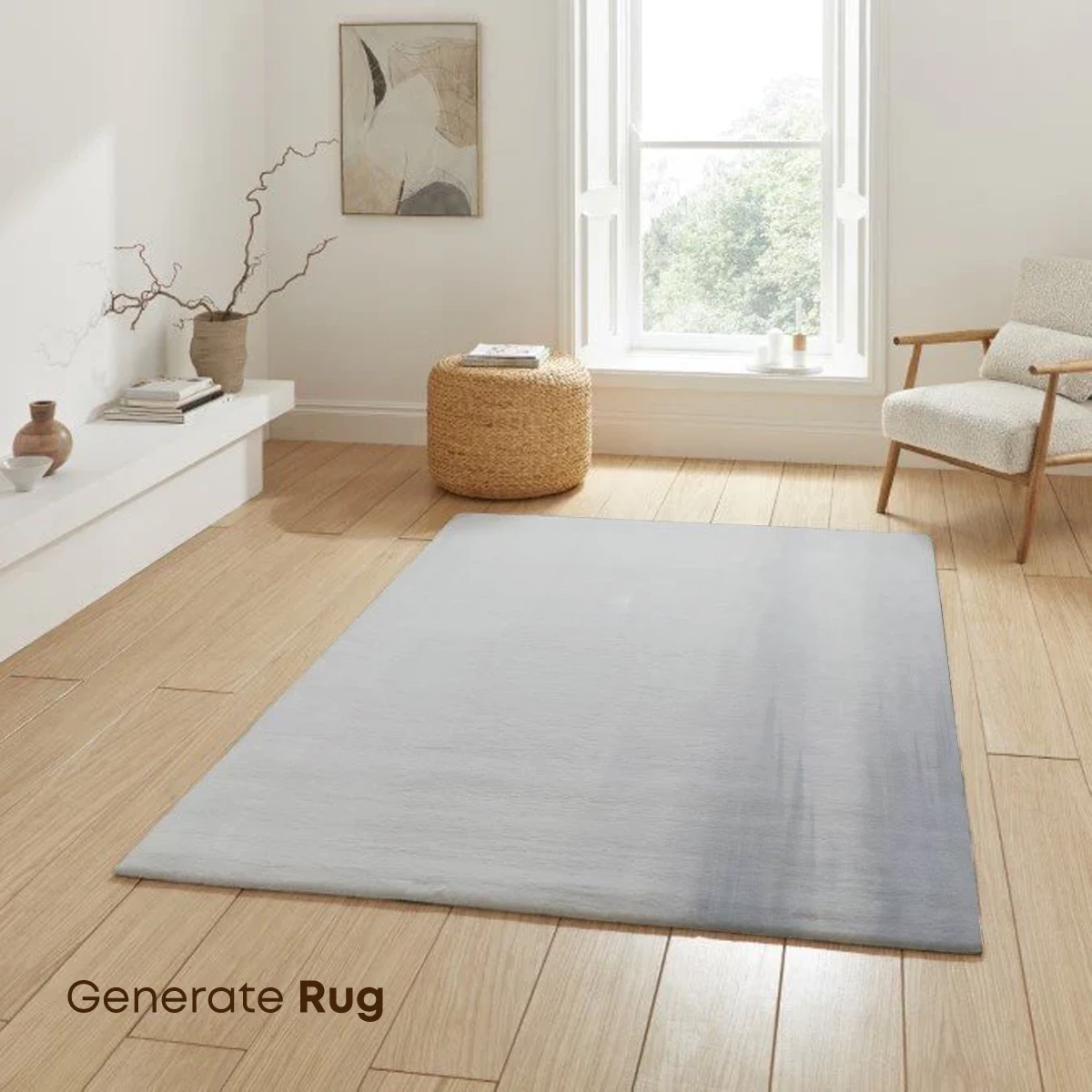 Foggy Mountain Whisper: Abstract Landscape Art - Image 6