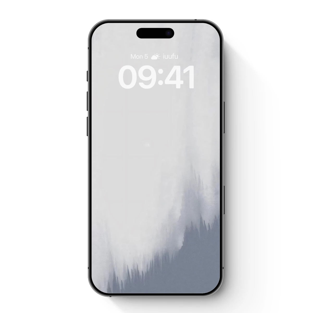 Foggy Mountain Whisper: Abstract Landscape Art Foggy Mountain Whisper: Abstract Landscape Art