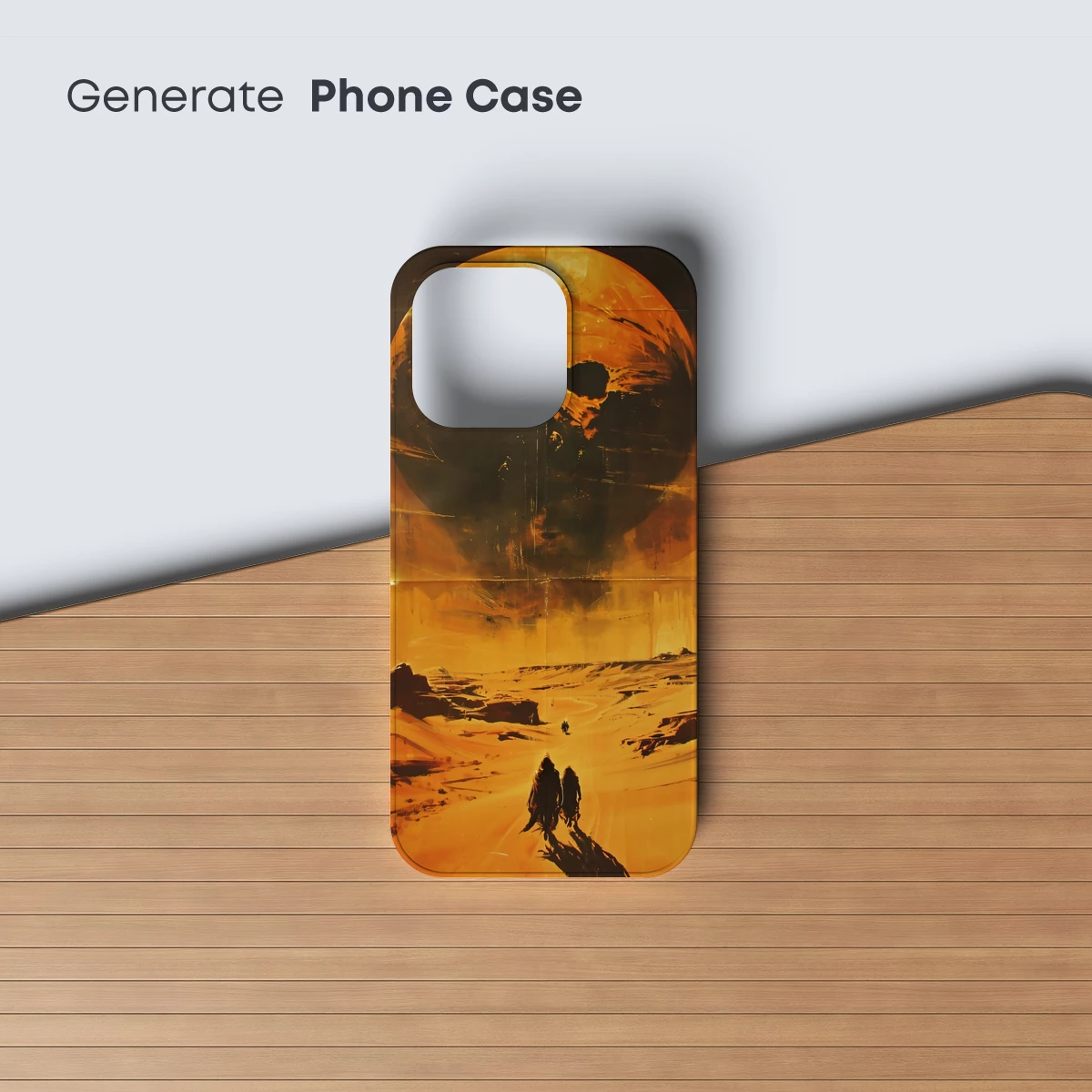 Desert Skull Odyssey: Surreal Sunset Journey - Image 3