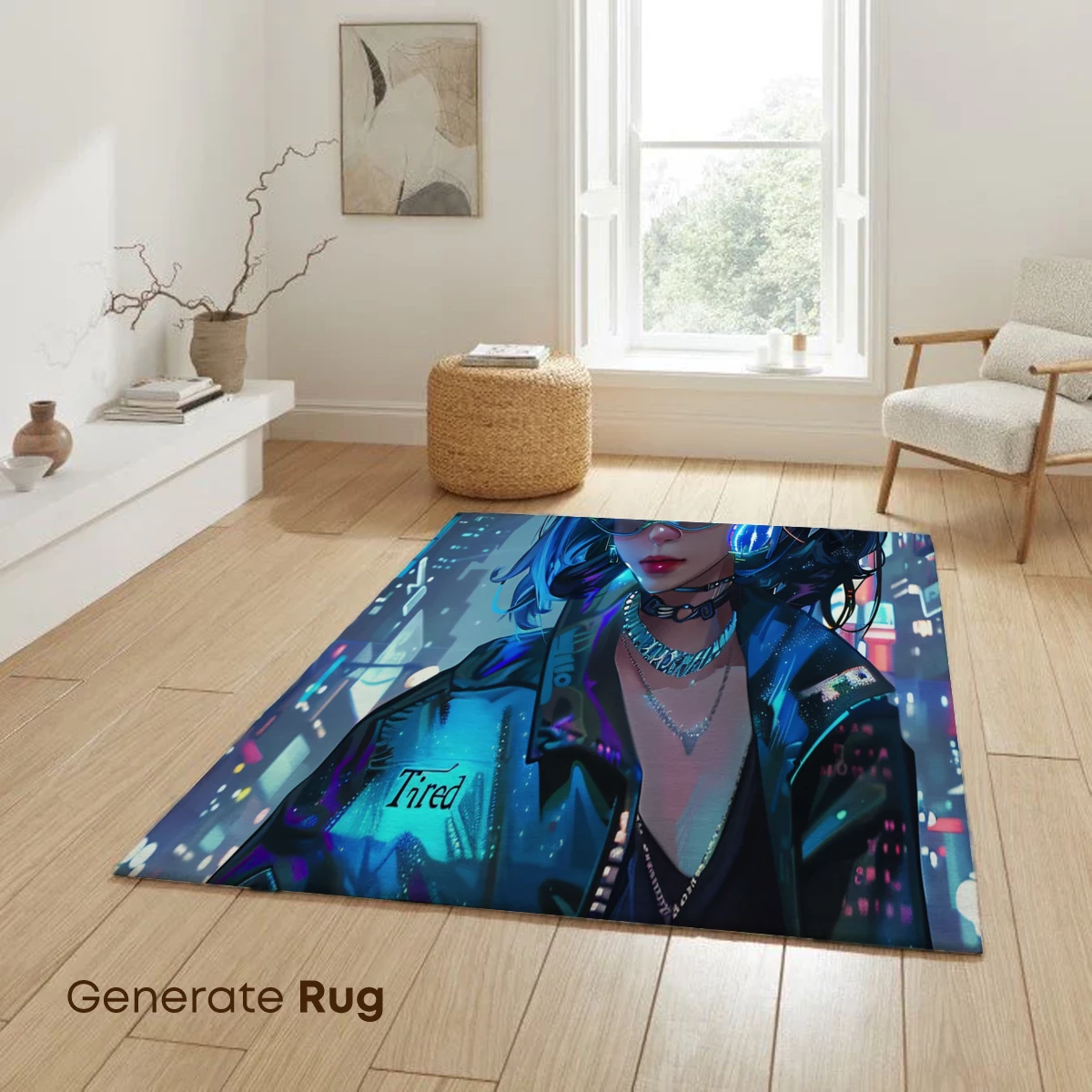 Cyberpunk Neon Warrior: Futuristic Urban Fantasy - Image 6