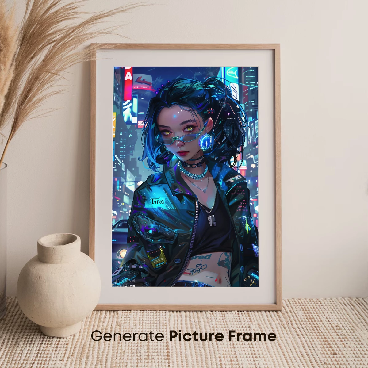 Cyberpunk Neon Warrior: Futuristic Urban Fantasy - Image 7