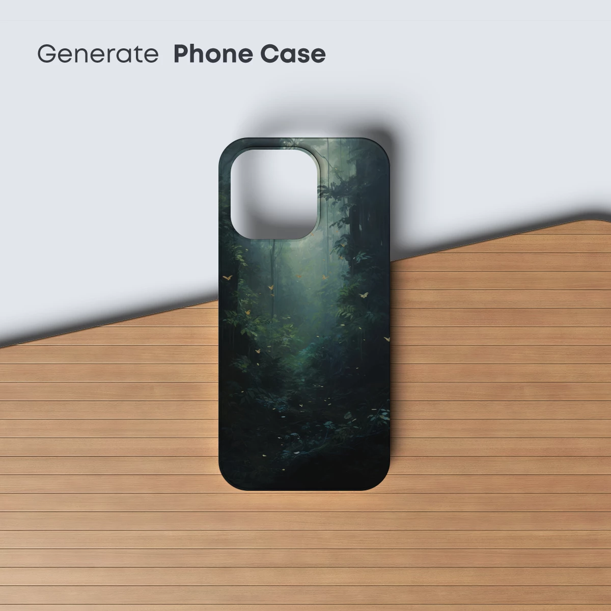 Enchanted Jungle Path: Mystical Butterflies in Dappled Light - Image 3