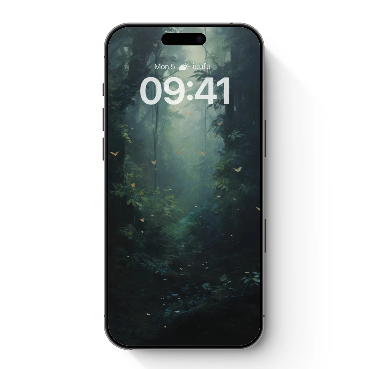 Enchanted Jungle Path: Mystical Butterflies in Dappled Light