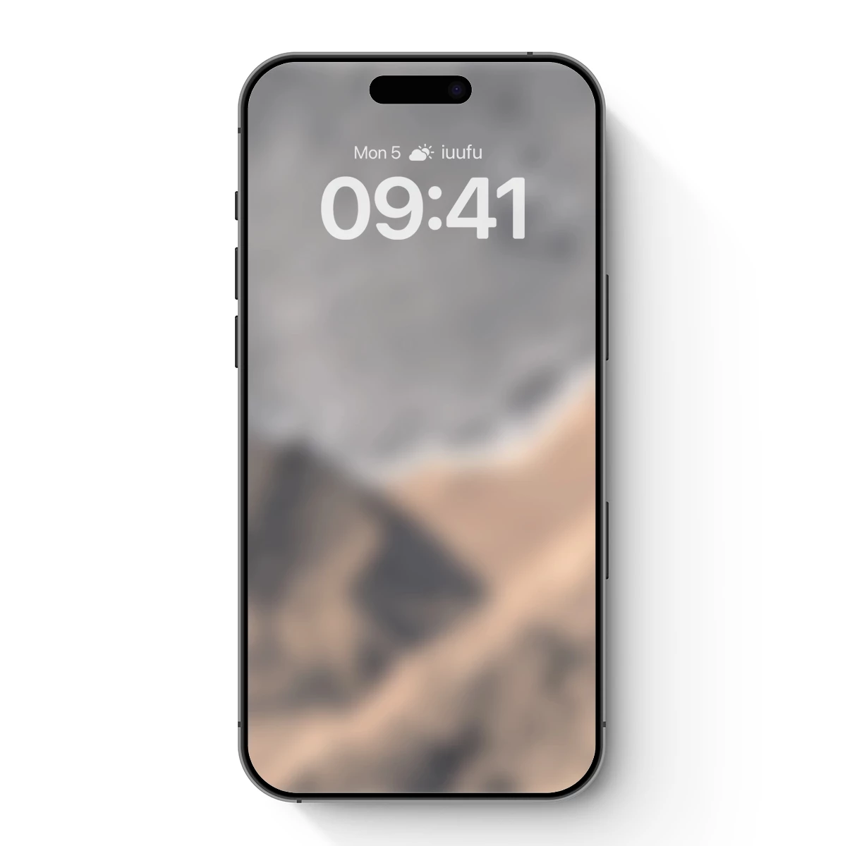 Desert Mirage: Blurred Sands and Sky