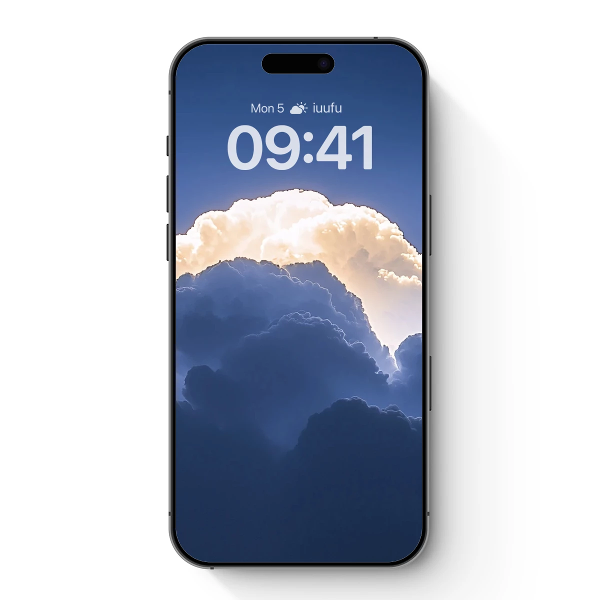 Crowning Cloud: Sunlit Majesty Against Twilight Blue