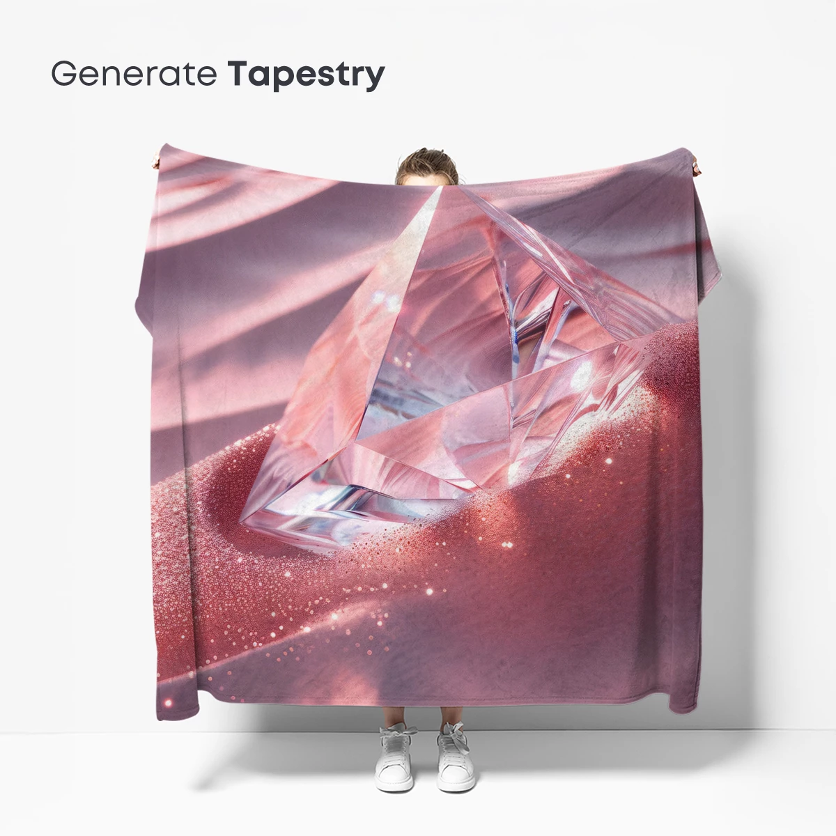 Crystal Pyramid in Pink Sands - Image 5