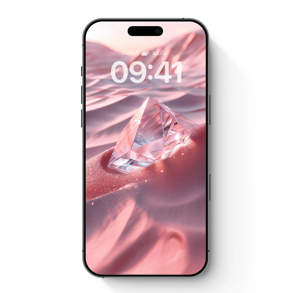 Crystal Pyramid in Pink Sands