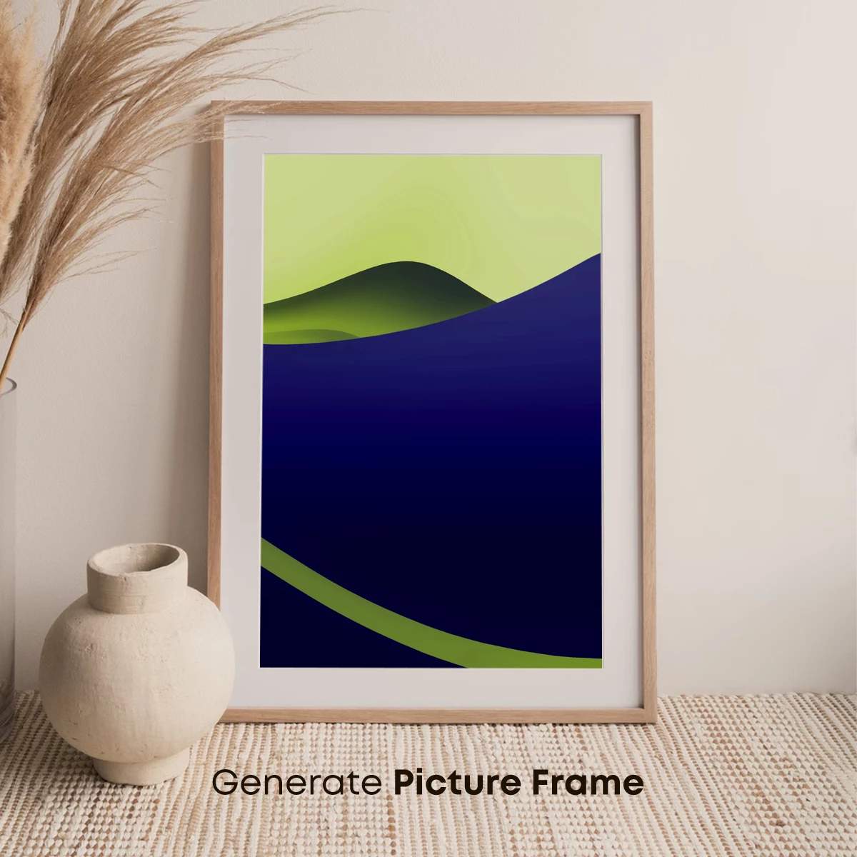 Abstract Horizon: Minimalist Landscape Elegance - Image 7