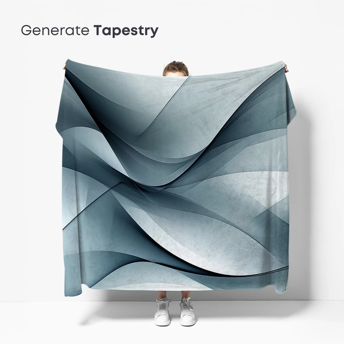 Elegant Gray Waves: Abstract Fluidity - Image 5