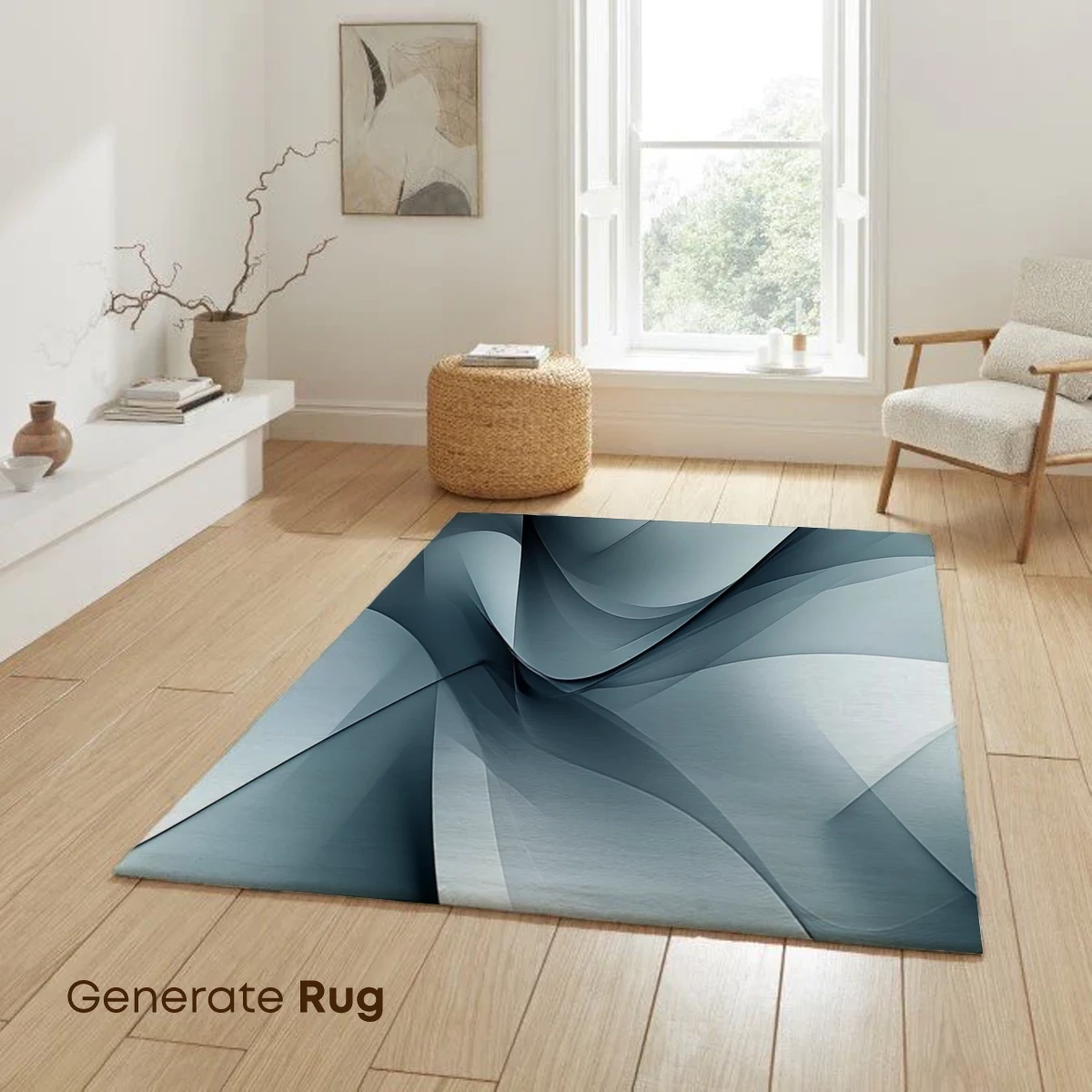 Elegant Gray Waves: Abstract Fluidity - Image 6