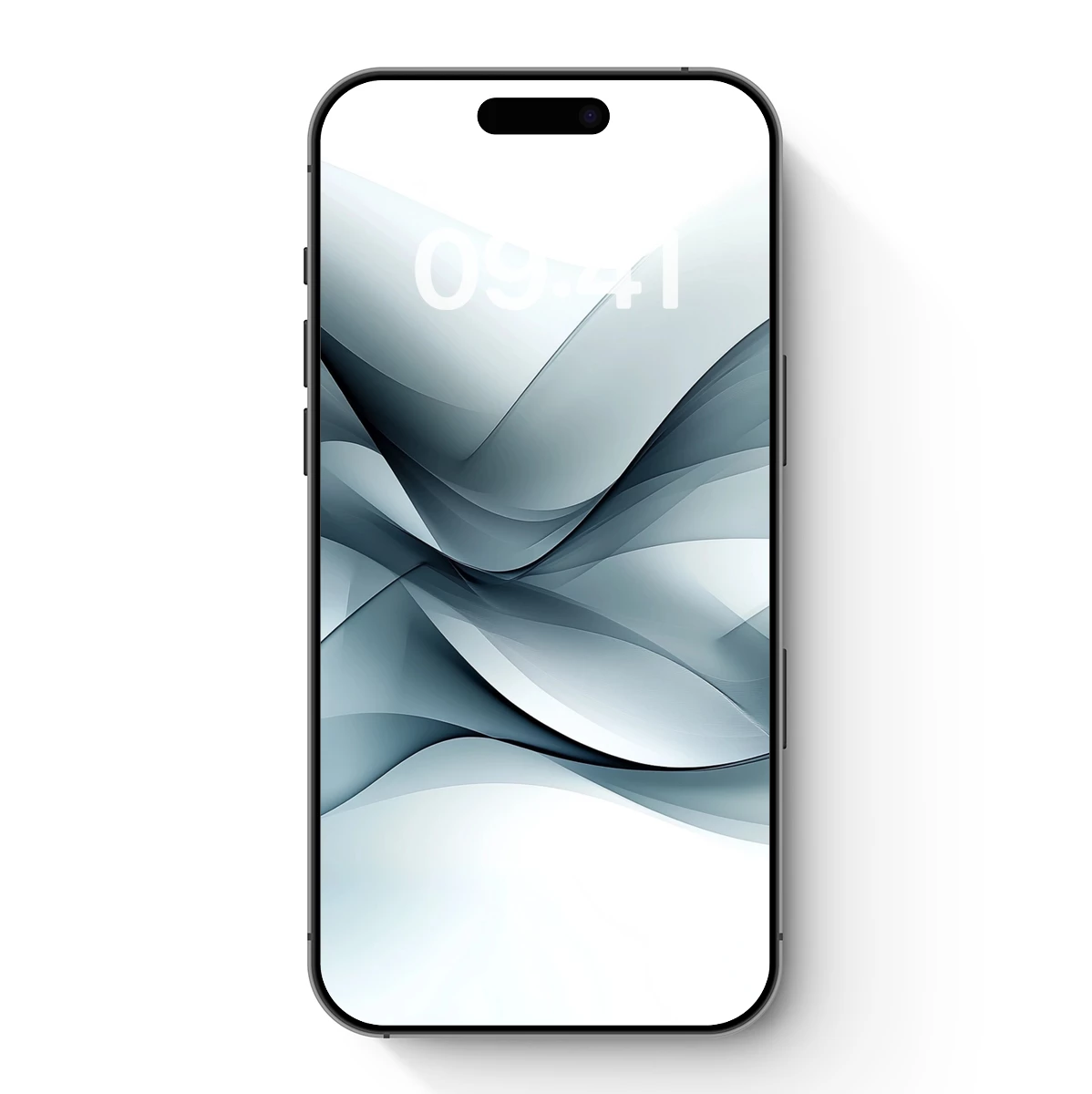 Elegant Gray Waves: Abstract Fluidity