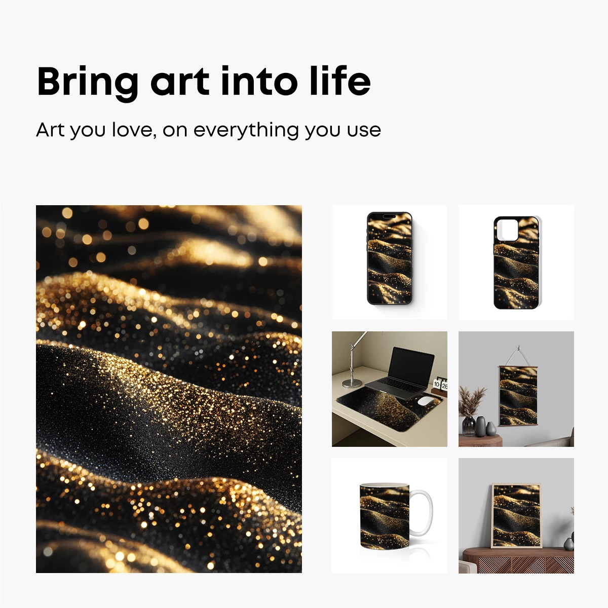 Golden Waves of Elegance - Image 2