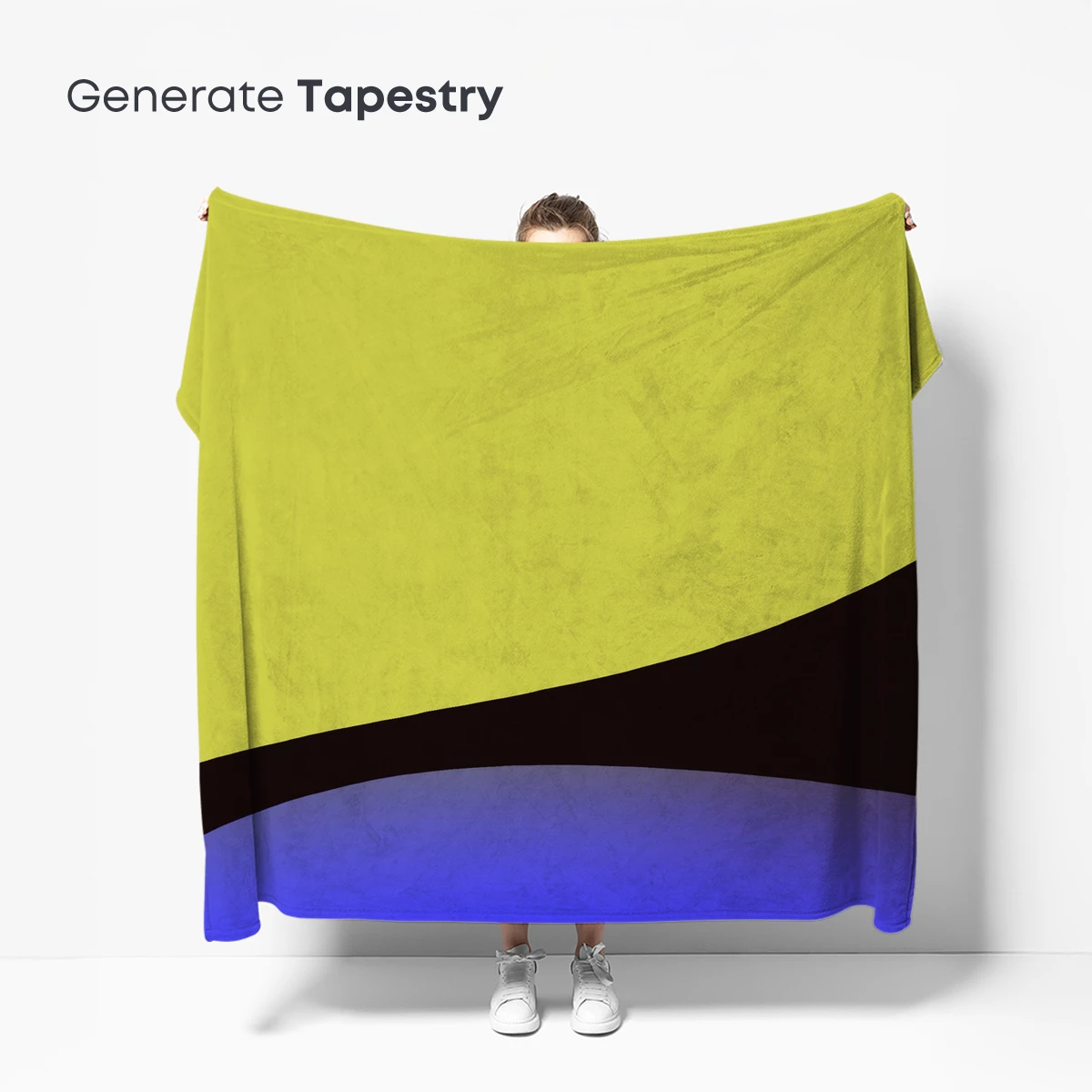 Abstract Horizon: Yellow and Blue Fusion - Image 5