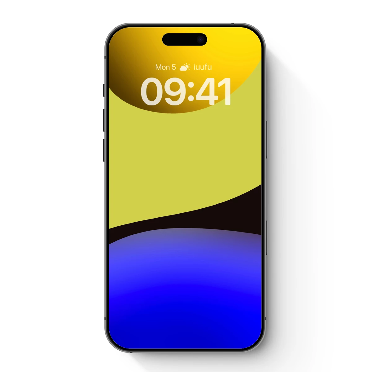 Abstract Horizon: Yellow and Blue Fusion