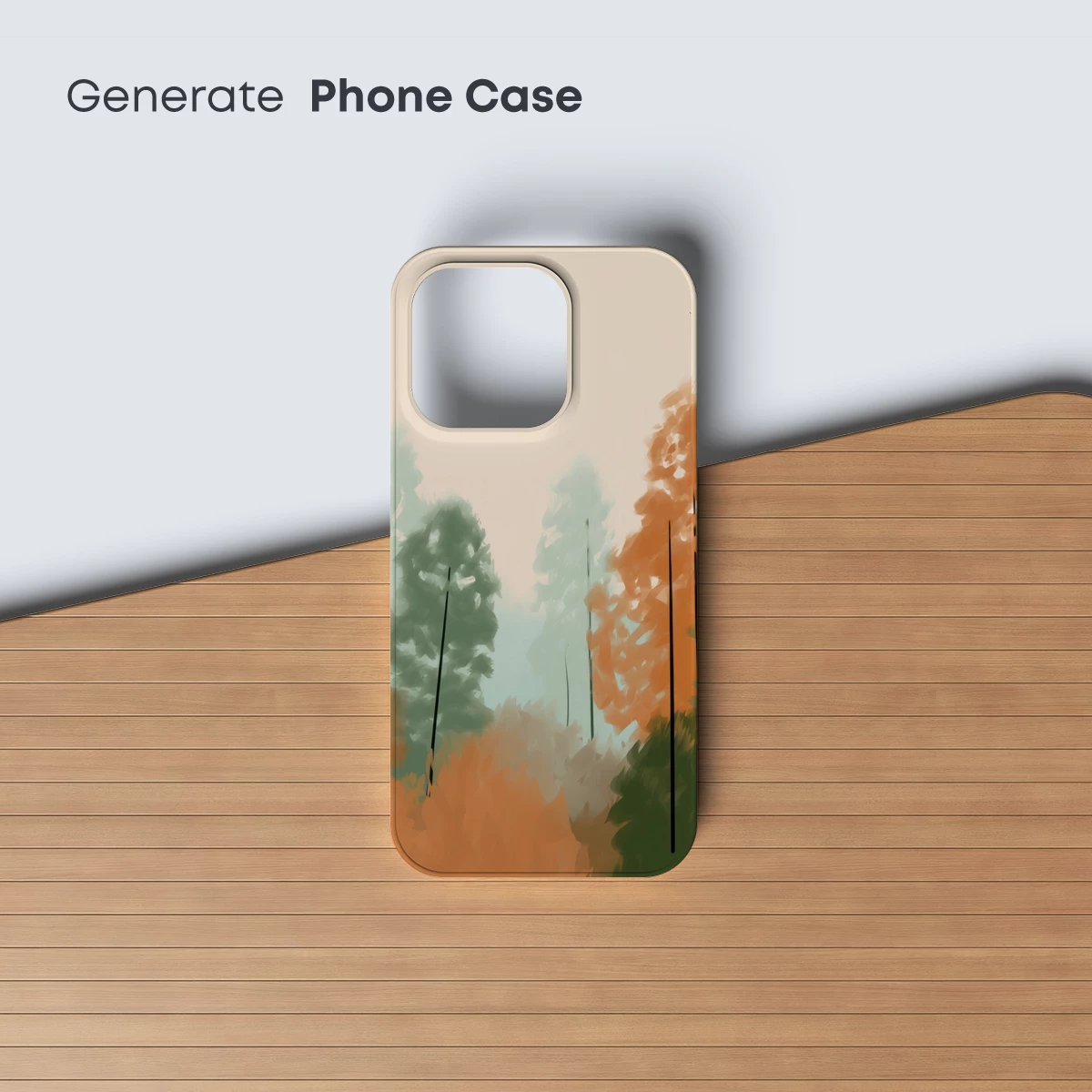 Autumn Haze: Impressionist Forest Whisper - Image 3