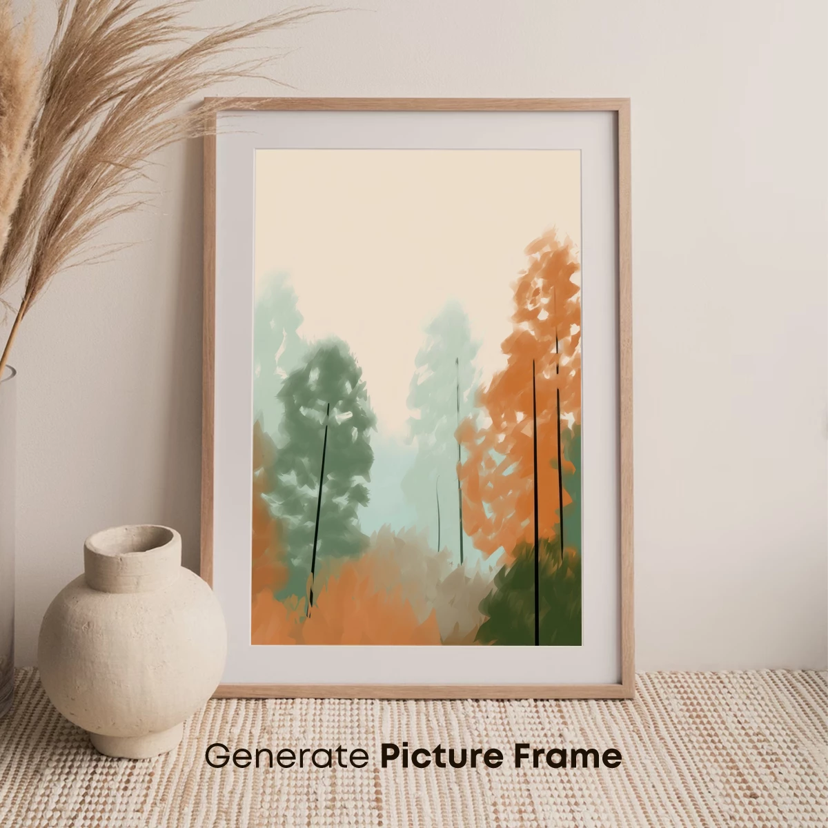 Autumn Haze: Impressionist Forest Whisper - Image 7