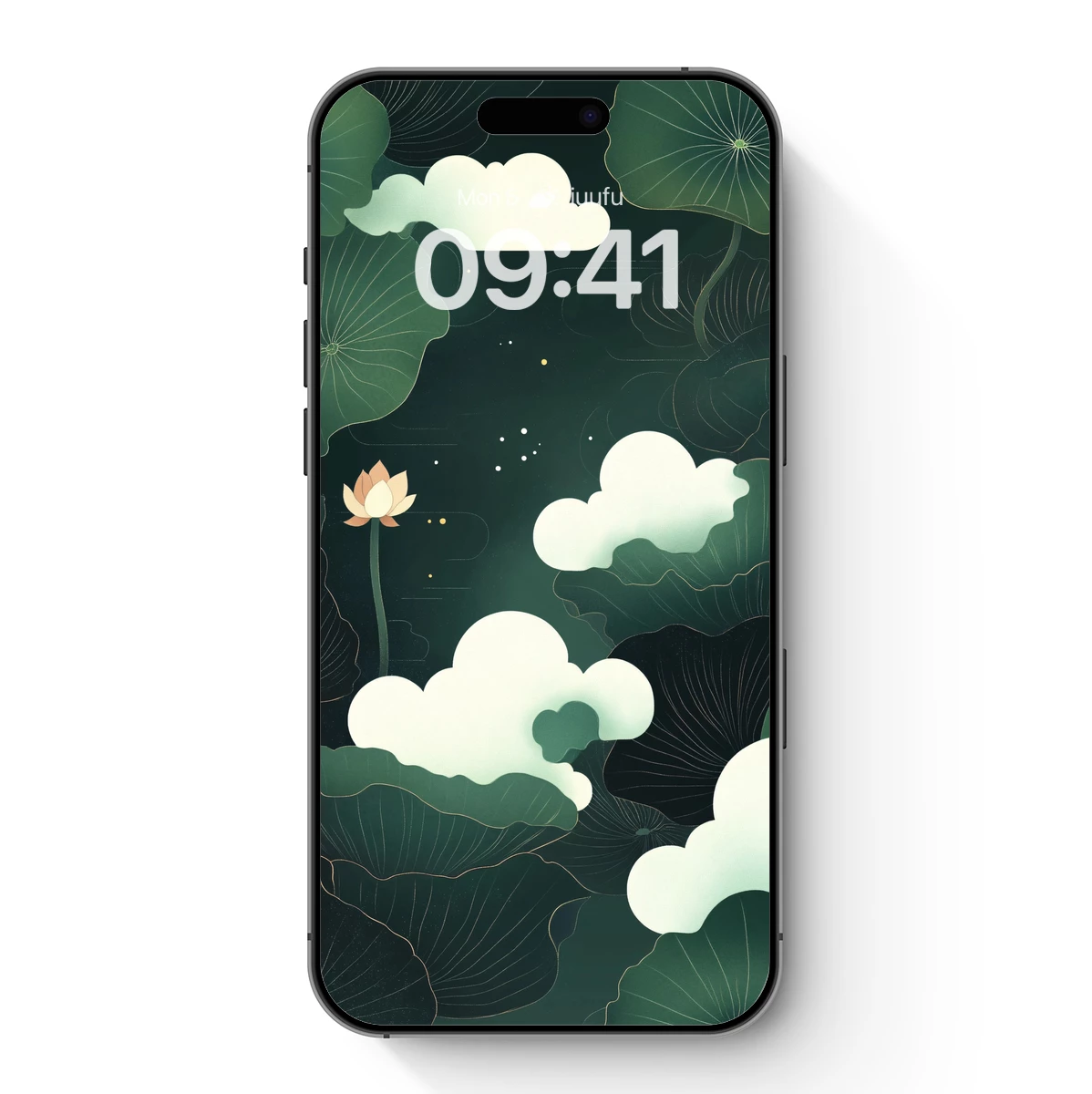 Ethereal Lotus Clouds: A Serene Zen Garden