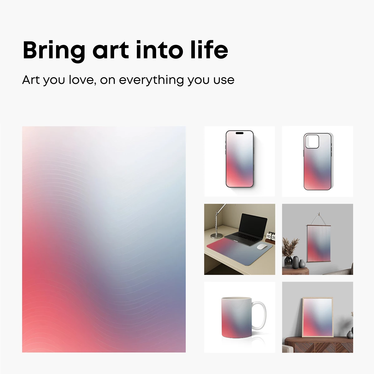 Gradient Symphony: Wavy Lines in Harmony - Image 2