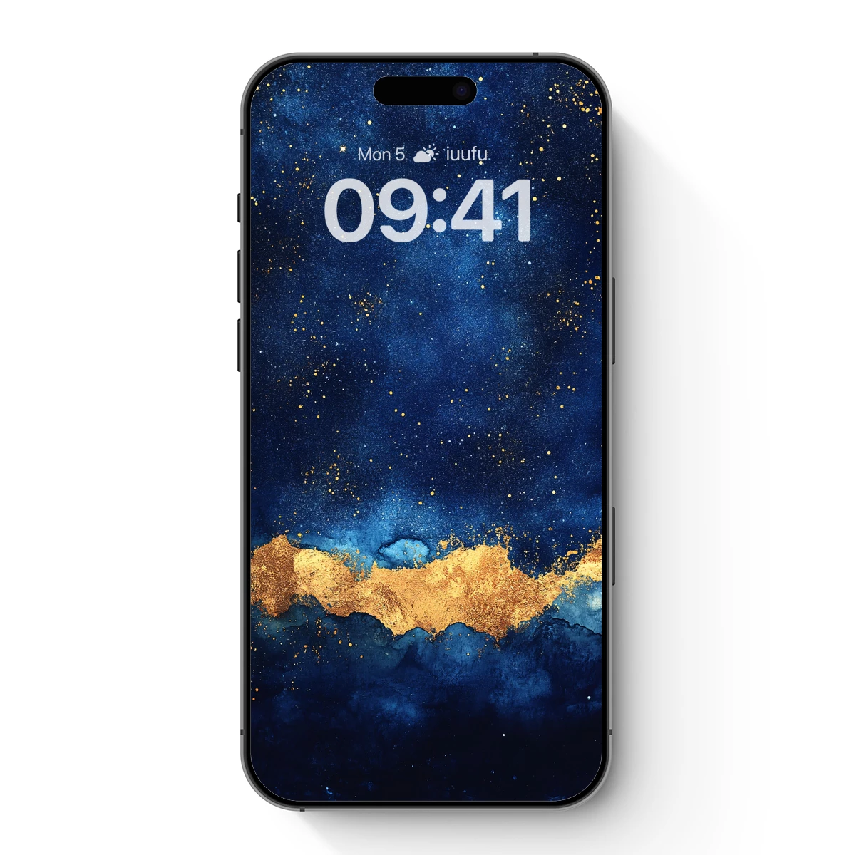Golden Nebula: Cosmic Stardust Symphony
