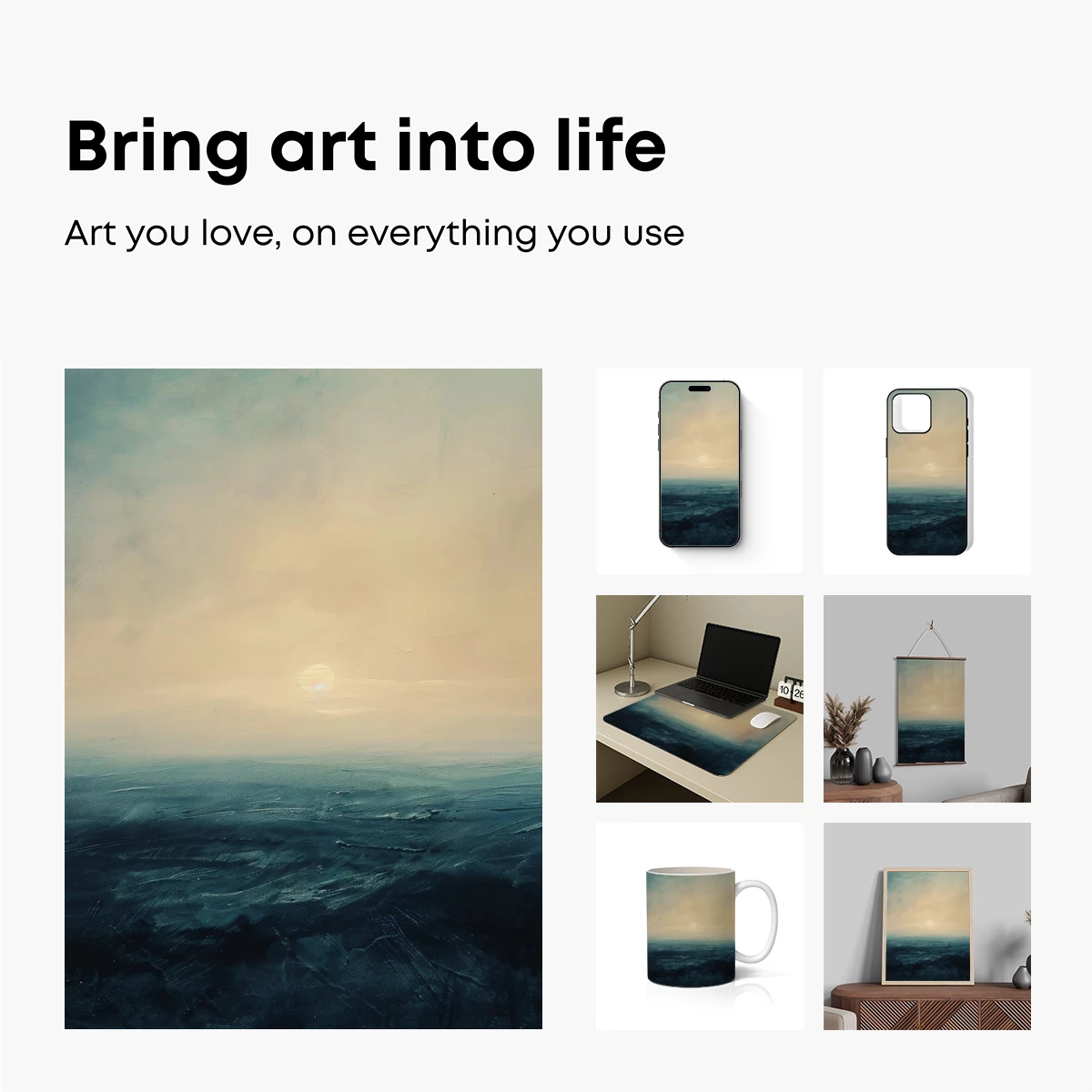 Eternal Twilight: A Serene Ocean Horizon - Image 2