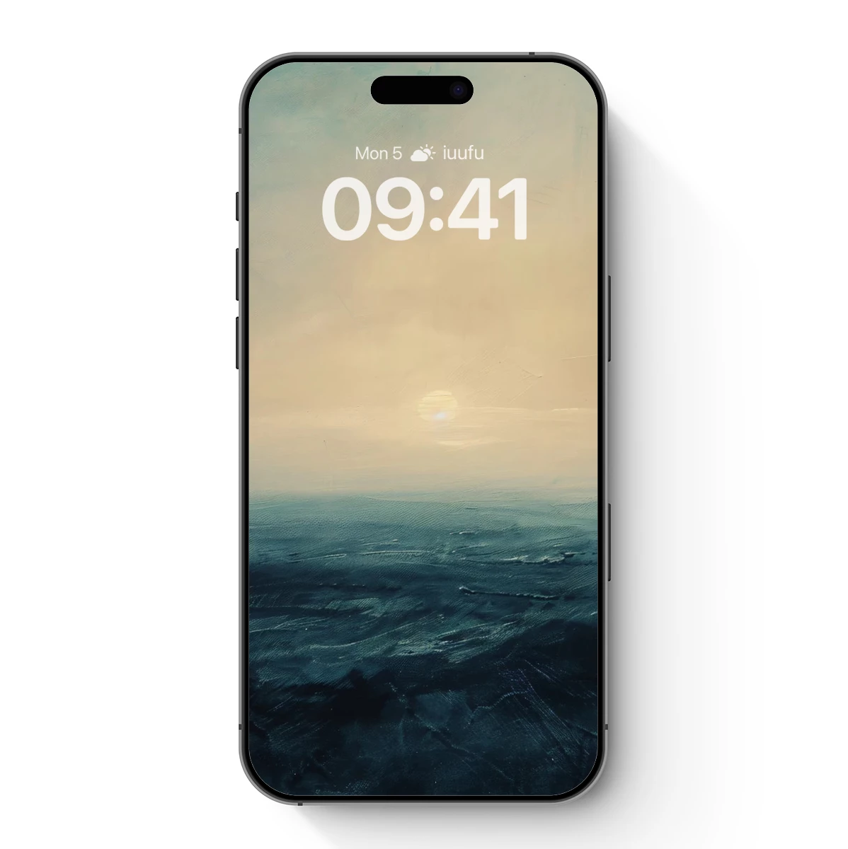 Eternal Twilight: A Serene Ocean Horizon