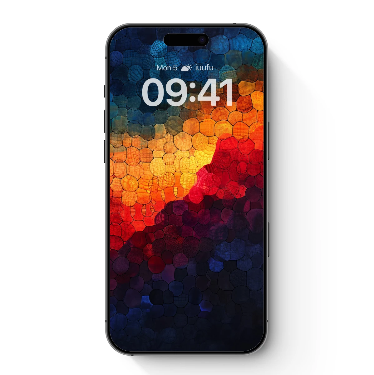 Hexagonal Sunset Symphony: A Digital Mosaic Marvel