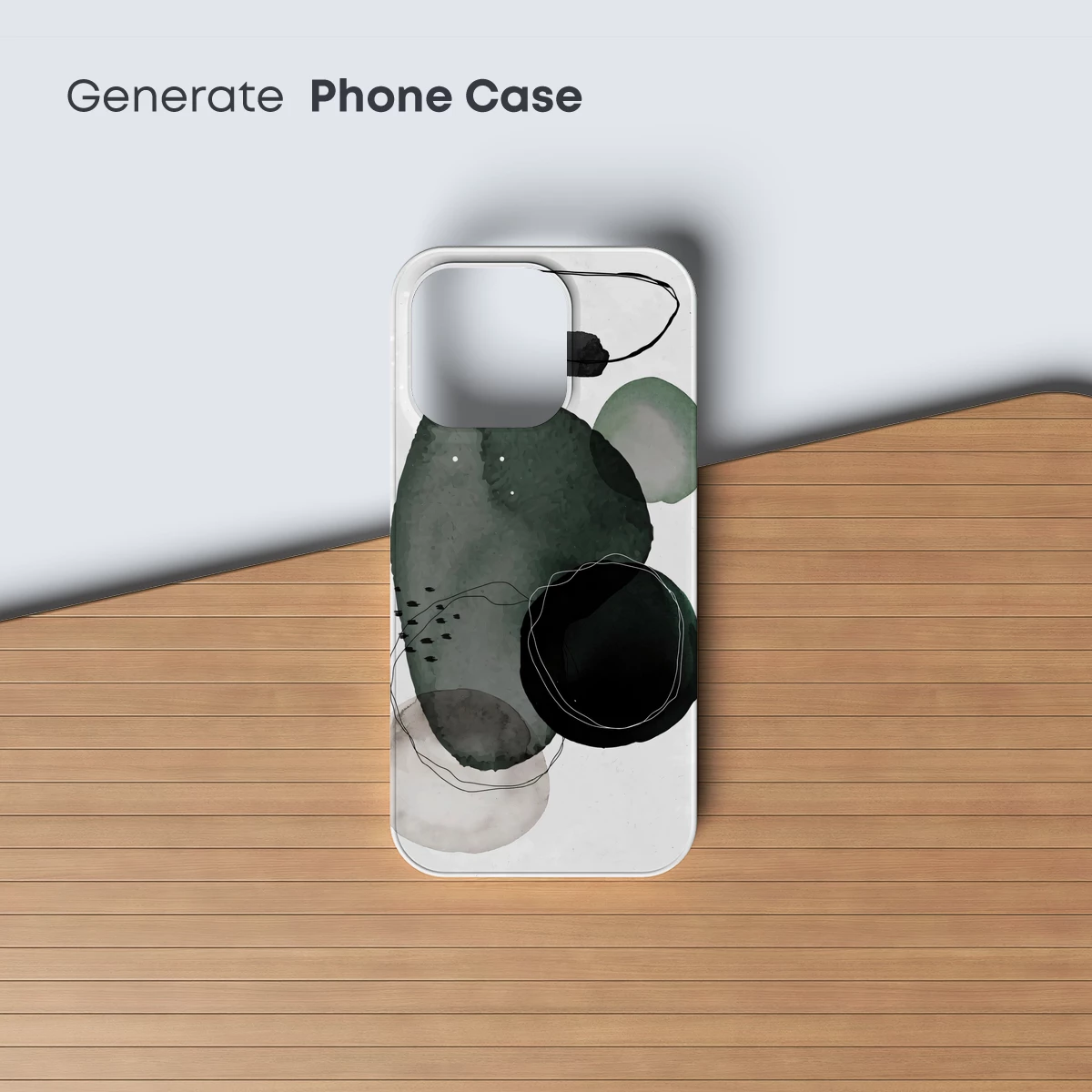 Abstract Ink Symphony: Monochromatic Harmony - Image 3