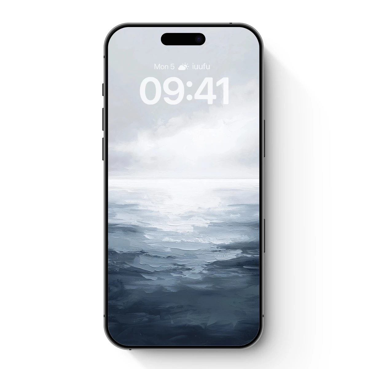 Eternal Horizon: Monochromatic Ocean Serenity