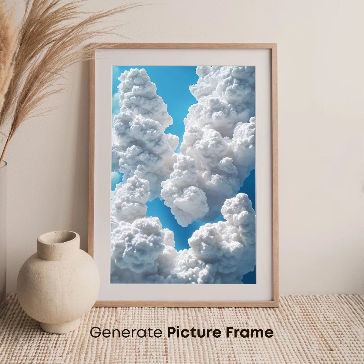 Cotton Candy Clouds: Ethereal Fluff in Azure Skies - Image 7