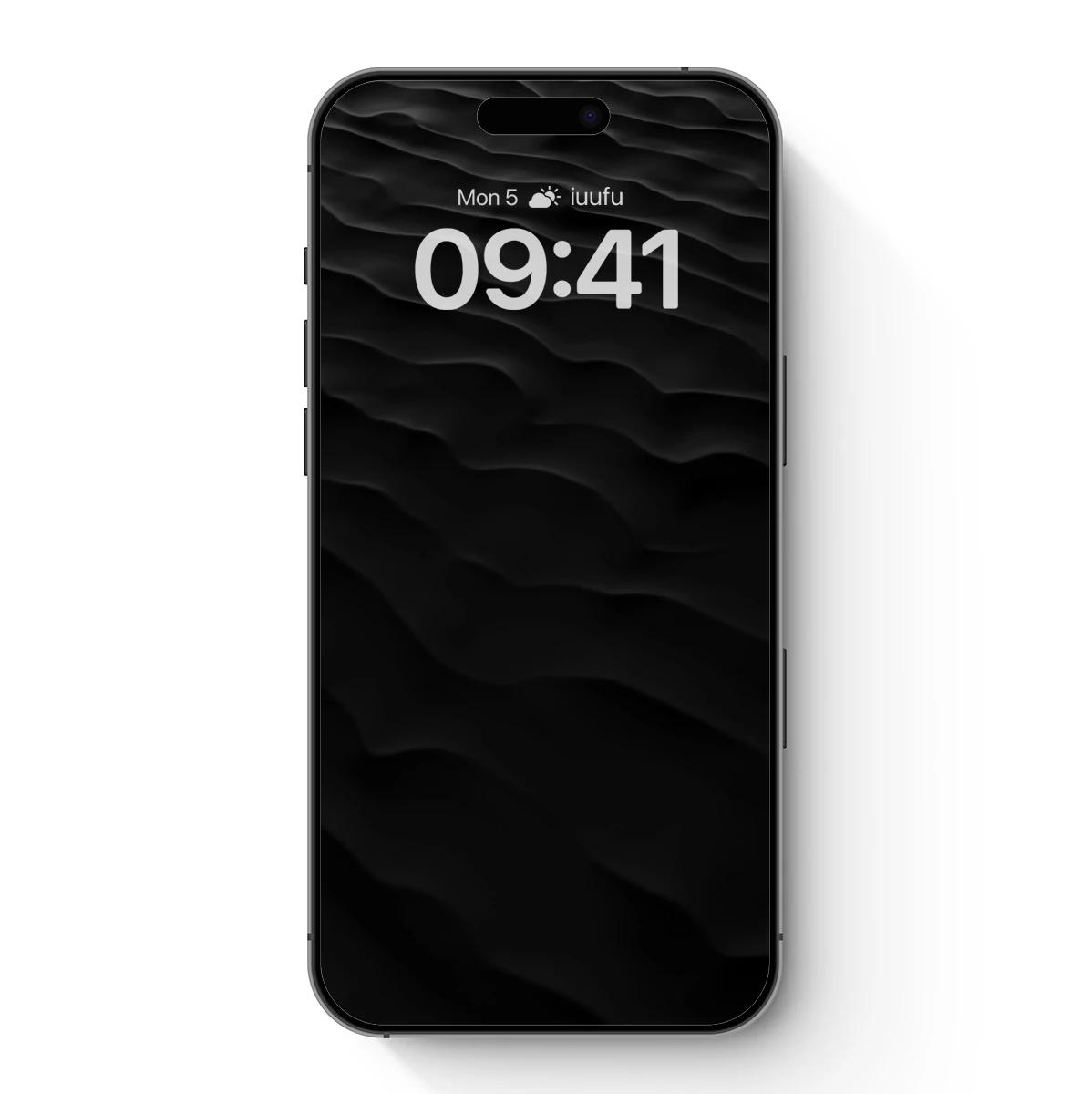 Ethereal Black Waves: A Study in Shadow and Form