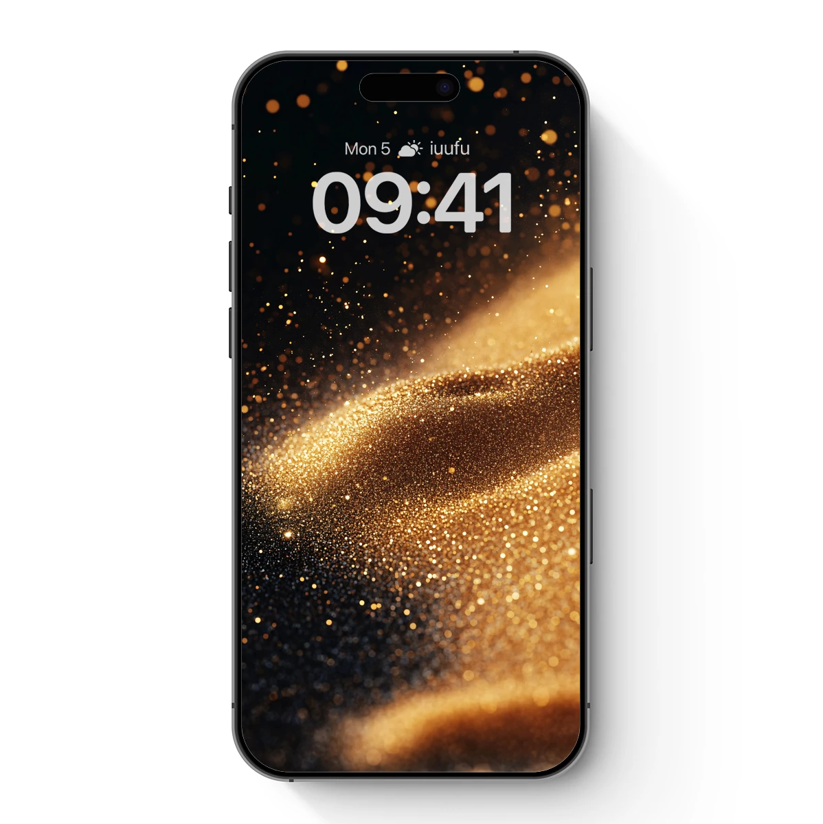 Golden Stardust Waves: A Symphony of Light and Shadow