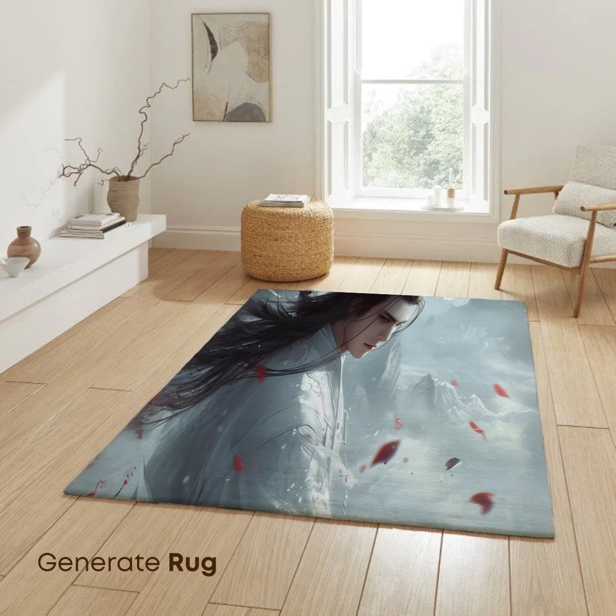 Ethereal Samurai: Blossoms in a Misty Realm - Image 6