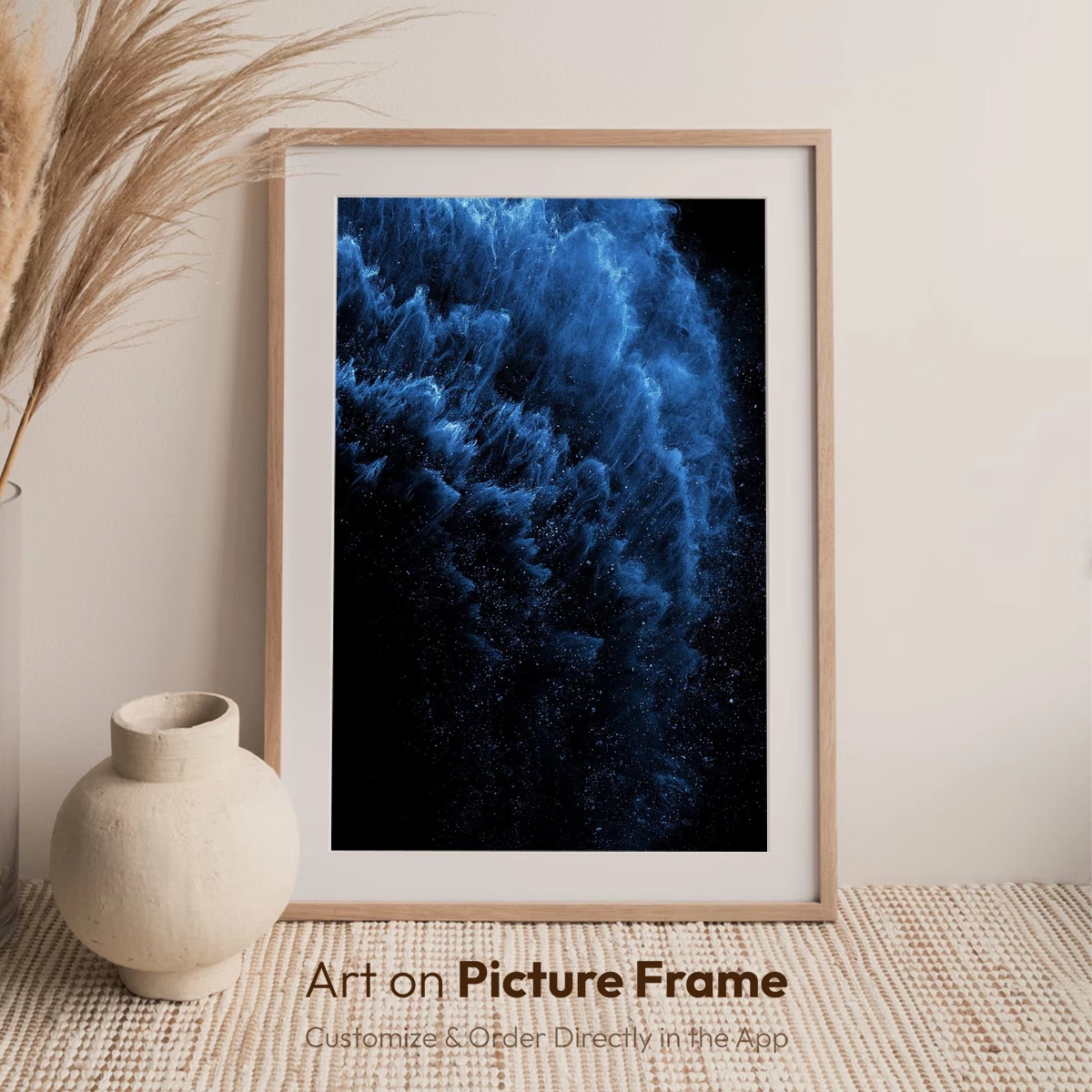 Ethereal Blue Nebula: Cosmic Dust Cloud - Image 7