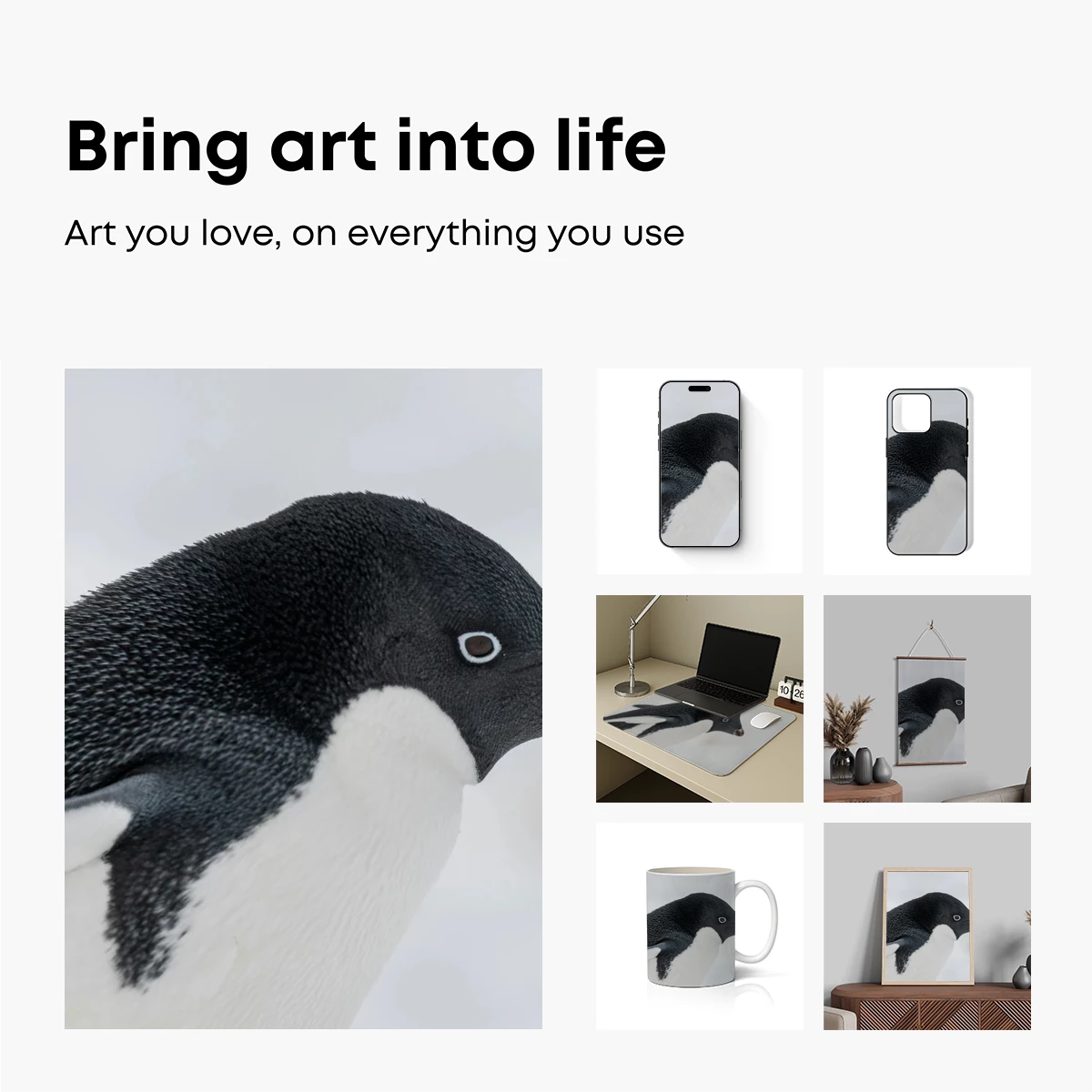 Adélie Penguin in Snowy Serenity - Image 2