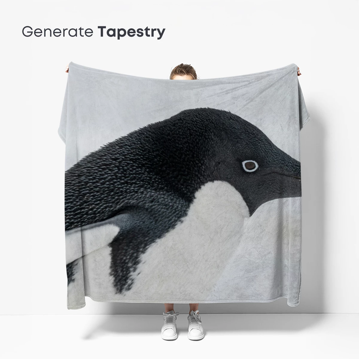 Adélie Penguin in Snowy Serenity - Image 5