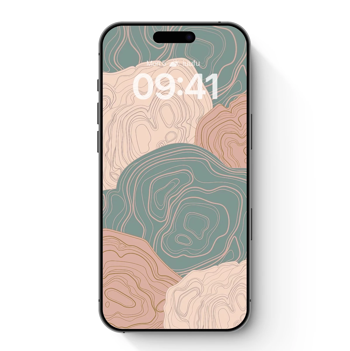 Contour Elegance: Abstract Topography Art